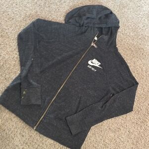 Nike Charcoal Full-Zip Hoodie